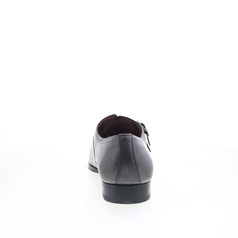 Mezlan Verona 20984 Mens Gray Leather Loafers & Slip Ons Casual Shoes