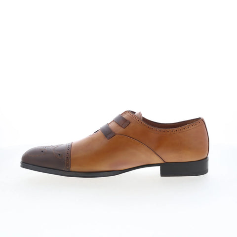 Mezlan Verona 20984 Mens Brown Leather Loafers & Slip Ons Casual Shoes