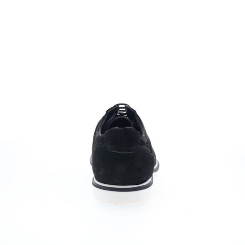 Studio Belvedere Verona Mens Black Nubuck Oxfords & Lace Ups Plain Toe Shoes
