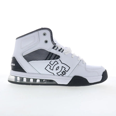 DC Versatile HI DC01838110-WHTBLK Mens White Skate Inspired Sneakers Shoes