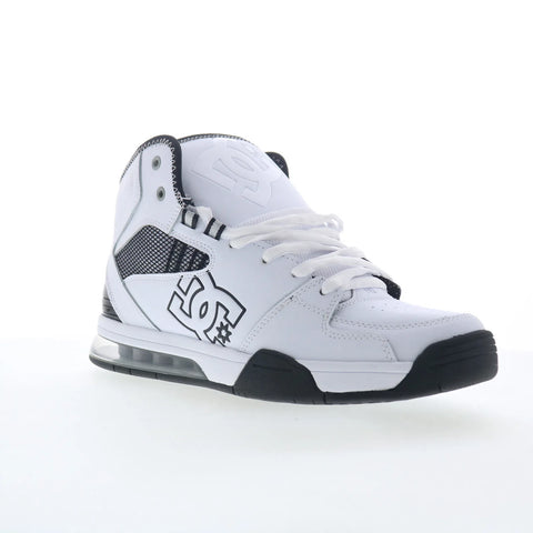 DC Versatile HI DC01838110-WHTBLK Mens White Skate Inspired Sneakers Shoes
