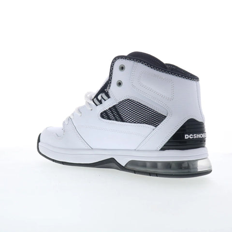 DC Versatile HI DC01838110-WHTBLK Mens White Skate Inspired Sneakers Shoes