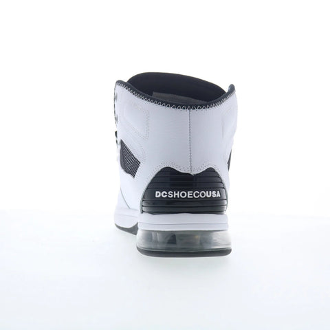 DC Versatile HI DC01838110-WHTBLK Mens White Skate Inspired Sneakers Shoes