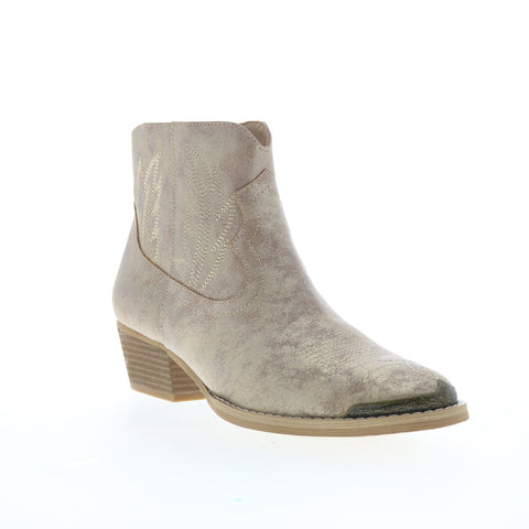 Very Volatile Veruca PVV709 Womens Beige Synthetic Ankle & Booties Boots