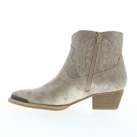 Very Volatile Veruca PVV709 Womens Beige Synthetic Ankle & Booties Boots