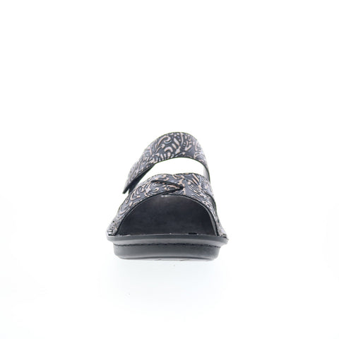 Alegria Victoriah Show Boat VIC-6110 Womens Black Slides Sandals Shoes