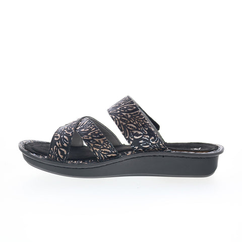 Alegria Victoriah Show Boat VIC-6110 Womens Black Slides Sandals Shoes