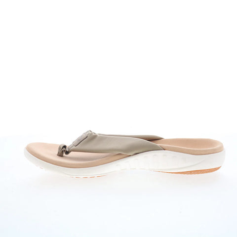 Spenco Victoria SP1024TPE Womens Brown Synthetic Flip-Flops Sandals Shoes