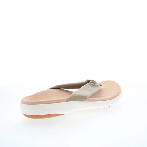 Spenco Victoria SP1024TPE Womens Brown Synthetic Flip-Flops Sandals Shoes