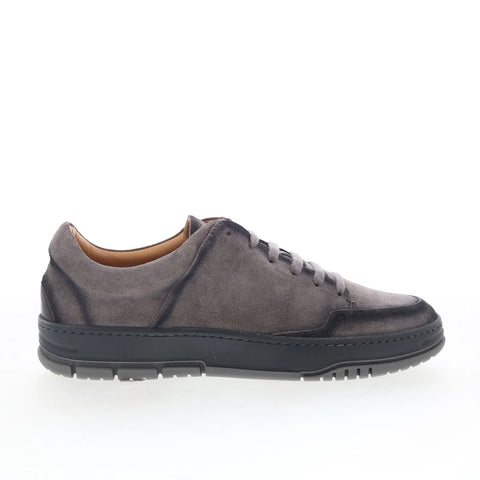 Mezlan Villani 21336 Mens Gray Suede Lace Up Lifestyle Sneakers Shoes