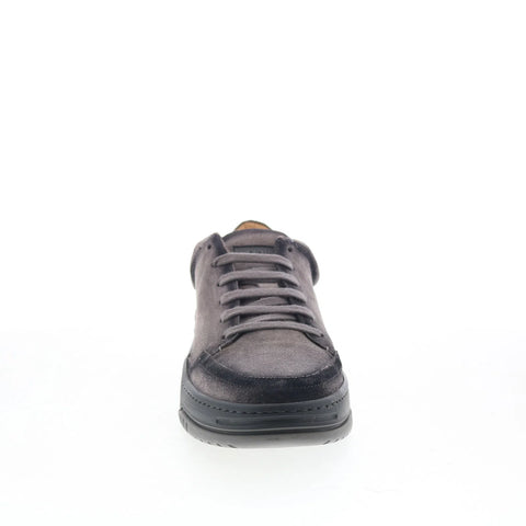 Mezlan Villani 21336 Mens Gray Suede Lace Up Lifestyle Sneakers Shoes