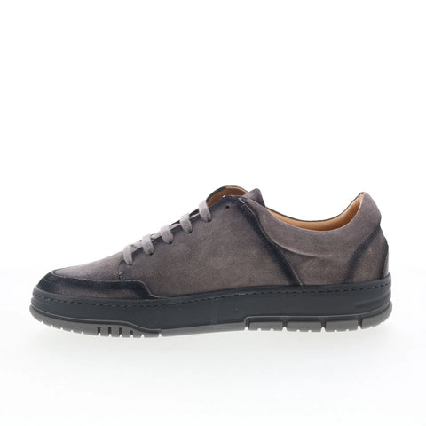 Mezlan Villani 21336 Mens Gray Suede Lace Up Lifestyle Sneakers Shoes
