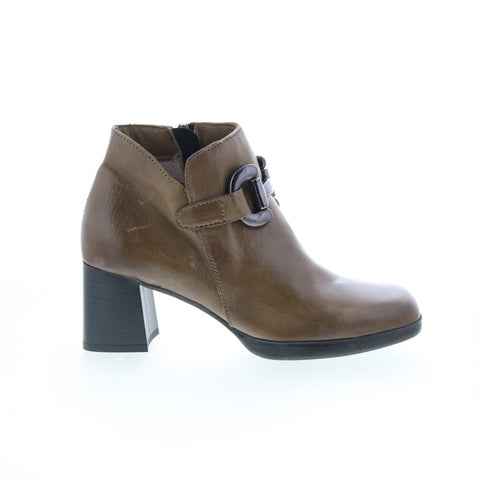 Miz Mooz Vino T62206-102-6288 Womens Green Leather Casual Dress Boots
