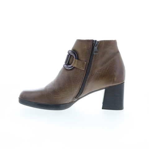 Miz Mooz Vino T62206-102-6288 Womens Green Leather Casual Dress Boots
