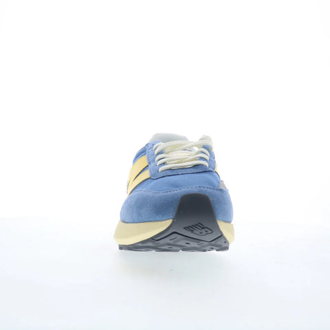 New Balance 370 U370YB Mens Blue Suede Lifestyle Sneakers Shoes