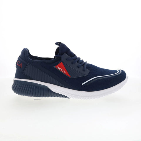 Nautica Vintro CV2123 Mens Blue Canvas Lace Up Lifestyle Sneakers Shoes