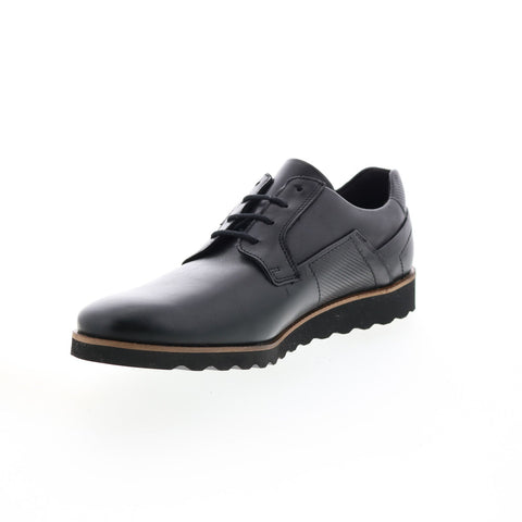 Mephisto Vitorino Mens Black Leather Oxfords & Lace Ups Plain Toe Shoes