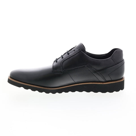 Mephisto Vitorino Mens Black Leather Oxfords & Lace Ups Plain Toe Shoes