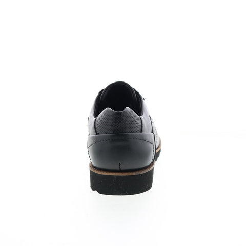 Mephisto Vitorino Mens Black Leather Oxfords & Lace Ups Plain Toe Shoes