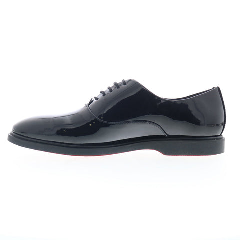 Studio Belvedere Vittorio Mens Black Oxfords & Lace Ups Plain Toe Shoes