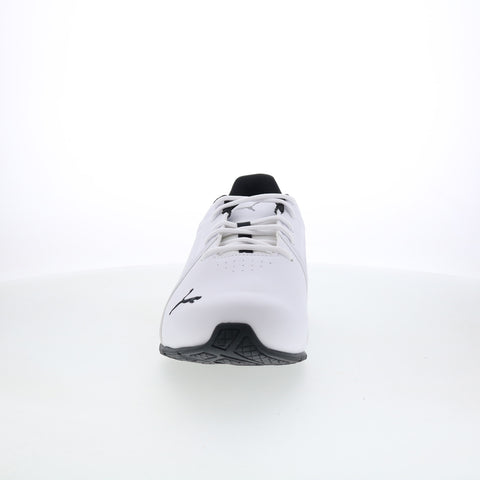 Puma Viz Runner Wide 19416201 Mens White Wide Athletic Running Shoes