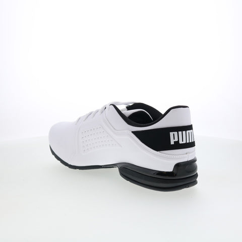 Puma Viz Runner Wide 19416201 Mens White Wide Athletic Running Shoes