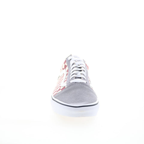 Vans Old Skool VN0003Z6ICJ Mens Gray Suede Skate Inspired Sneakers Shoes
