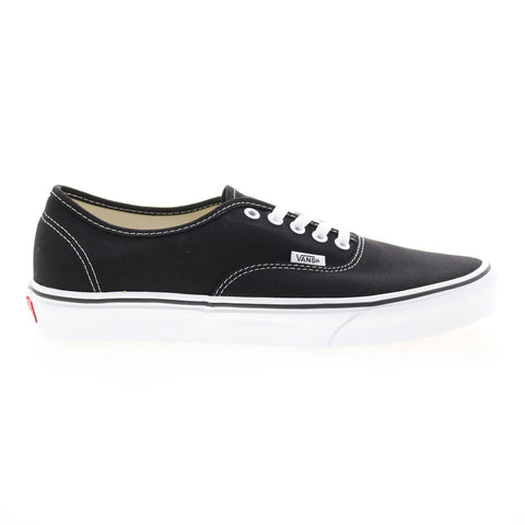 Vans Authentic VN000EE3BLK Mens Black Canvas Lifestyle Sneakers Shoes