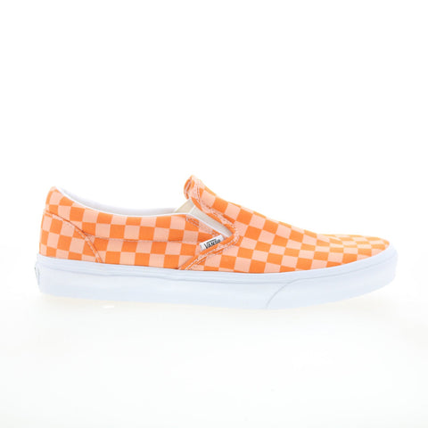 Vans Classic Slip-On VN000XG8CXC Mens Orange Skate Inspired Sneakers Shoes