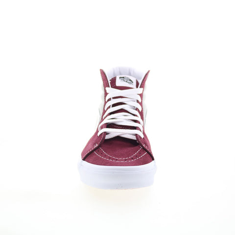 Vans Sk8-Hi VN0A32QG4PR Mens Burgundy Suede Skate Inspired Sneakers Shoes