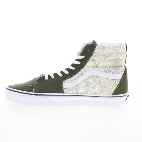 Vans Sk8-Hi VN0A32QGRQV Mens Green Lace Up Skate Inspired Sneakers Shoes