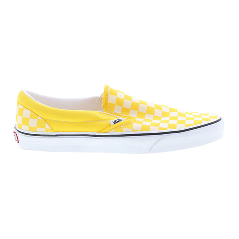 Vans Classic Slip-On VN0A33TB42Z Mens Yellow Skate Inspired Sneakers Shoes