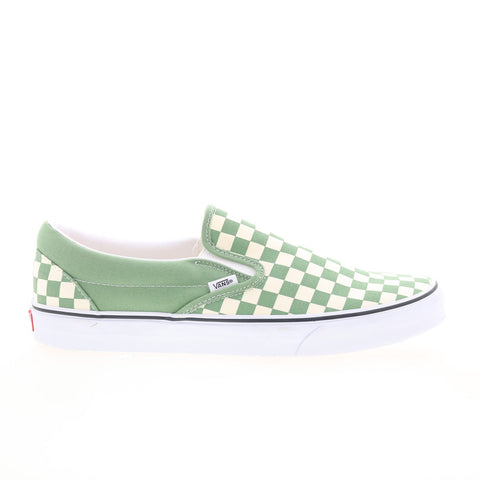 Vans Classic Slip-On VN0A33TB43B Mens Green Skate Inspired Sneakers Shoes