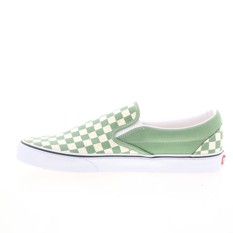Vans Classic Slip-On VN0A33TB43B Mens Green Skate Inspired Sneakers Shoes