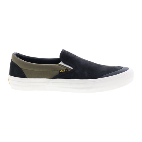 Vans Slip-On Pro VN0A347V0QG Mens Black Suede Lifestyle Sneakers Shoes