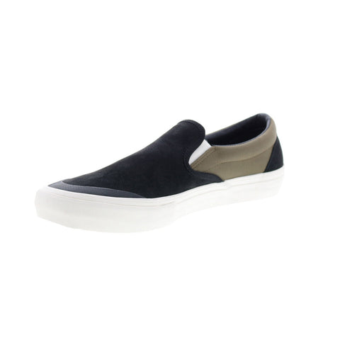 Vans Slip-On Pro VN0A347V0QG Mens Black Suede Lifestyle Sneakers Shoes