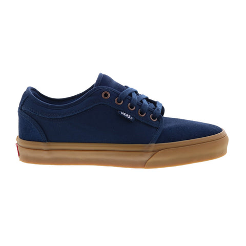 Vans Chukka Low VN0A38CGFS1 Mens Blue Suede Lifestyle Sneakers Shoes
