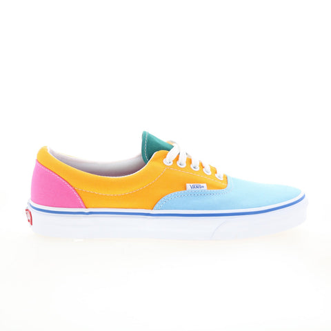 Vans Era VN0A38FRVOP Mens Yellow Canvas Lace Up Skate Inspired Sneakers Shoes