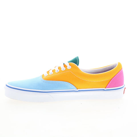 Vans Era VN0A38FRVOP Mens Yellow Canvas Lace Up Skate Inspired Sneakers Shoes