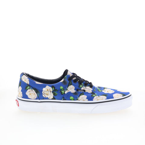 Vans Skate Authentic Mens Blue Canvas Lace Up Lifestyle Sneakers Shoes
