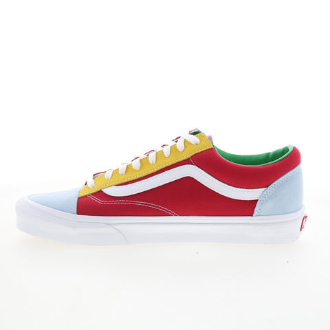Vans Style 36 VN0A3DZ3WNY Mens Yellow Suede Skate Inspired Sneakers Shoes