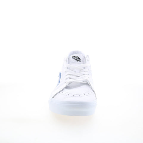 Vans Sk8-Mid VN0A3WM3B38 Mens White Leather Skate Inspired Sneakers Shoes