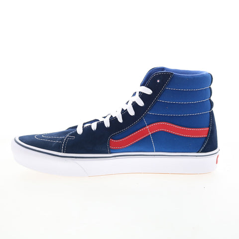 Vans Comfycush Sk8-Hi VN0A3WMB1RP Mens Blue Skate Inspired Sneakers Shoes