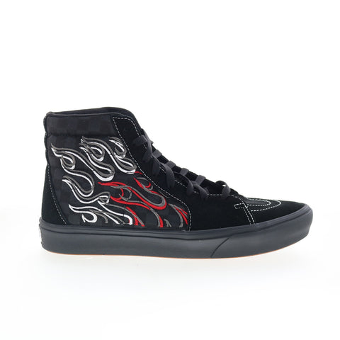 Vans Comfycush SK8-HI VN0A3WMB8VV Mens Black Suede Lifestyle Sneakers Shoes