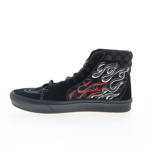 Vans Comfycush SK8-HI VN0A3WMB8VV Mens Black Suede Lifestyle Sneakers Shoes