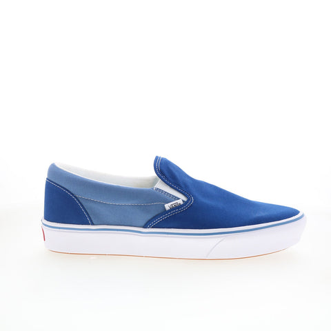 Vans Comfycush Slip VN0A3WMDB23 Mens Blue Canvas Lifestyle Sneakers Shoes
