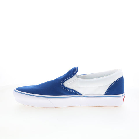 Vans Comfycush Slip VN0A3WMDB23 Mens Blue Canvas Lifestyle Sneakers Shoes