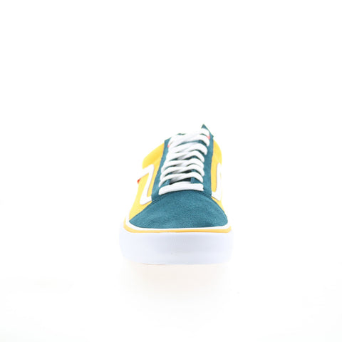 Vans Old Skool Pro VN0A45JC0V1 Mens Yellow Skate Inspired Sneakers Shoes