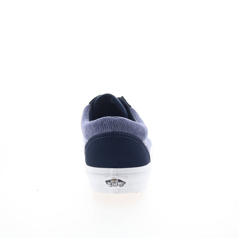 Vans Old Skool VN0A4BV5TPN Mens Blue Suede Skate Inspired Sneakers Shoes