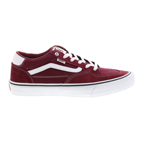 Vans Rowan Pro VN0A4TZC2PV Mens Burgundy Suede Lifestyle Sneakers Shoes